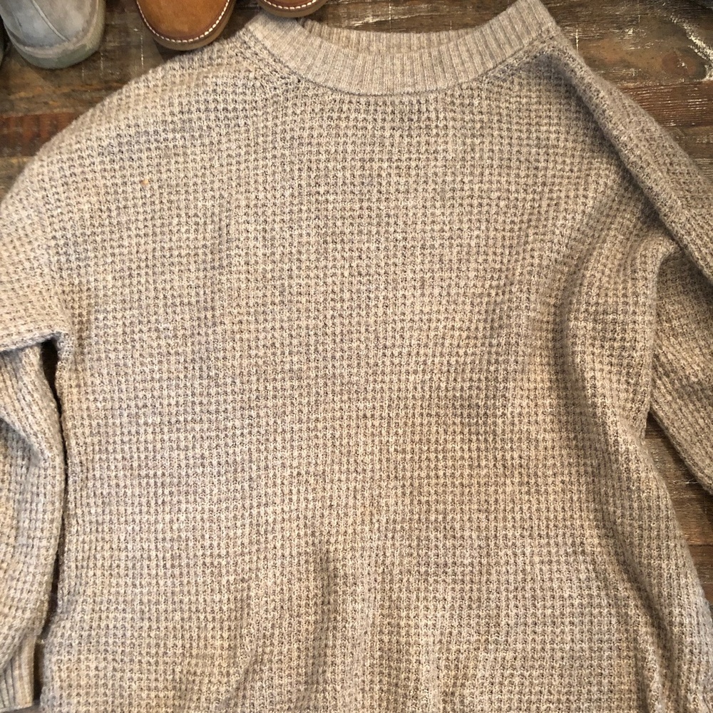 Legging Pullover Tan Sweater